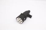 7 Pole Male Trailer Cable Connector Round Shape For Trailer Signal Display
