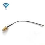 Straight Female Coaxial Cable , 11.4mm SMA to IPEX / UFL Connector RG1.13