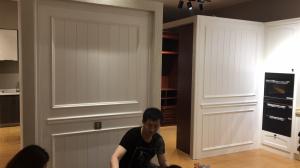 Wholesale Fire Resistant 2.44m 2.7m Wood Trim Wall Panels For Commercial Buildings from china suppliers