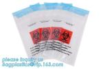 Ecofriendly Lab Use Plastic 3 Walls Biohazard Pathology Specimen Bag, Plastic