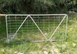 4200M X 1170MM 1pcs vertical tube livestock panel N stay galvanized farm gate