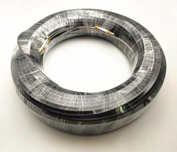 Duplex Multimode Fiber Optic Patch Cord DLC/UPC To DLC/UPC With Steel Armored