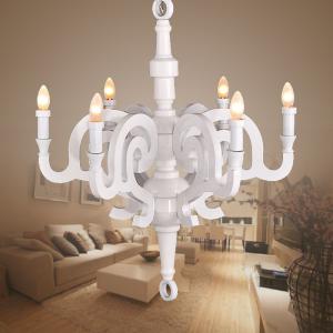China White Chandelier Postmodern indoor lighting candle chandelier Paper Chandelier L Patchwork（WH-MI-109) on sale