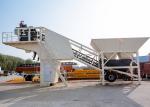 Industrial Mobile Concrete Plant , Automatic Ready Mix Portable Cement Plant