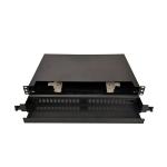 24 Cores Drawer Rack Mount Fiber Termination Panel Fiber Patch Box