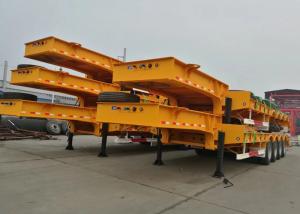 Wholesale 15m 80T Low Bed Semi Trailer With 4 Axles For Super Heavy Construction Machine from china suppliers