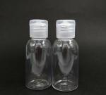 Free Sample Transparent PET Plastic Bottle with Flip Cap Empty Bottle Flip Cap