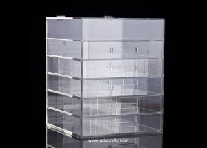 Wholesale Durable 5 Drawers Acrylic Cosmetic Makeup Organizer 12''x12''x16'' Makeup Box from china suppliers