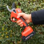 Electric Pruner Power Shears Battery 35mm Scissors Pneumatic Orchard Rechargeabl