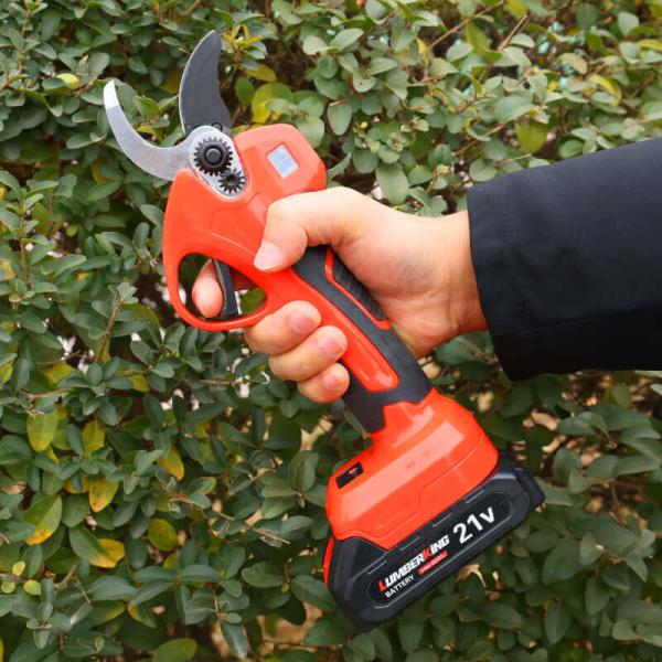 Electric Pruner Power Shears Battery 35mm Scissors Pneumatic Orchard Rechargeabl