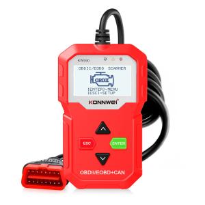 Wholesale KW590 OBD2/OBDII Diagnostic Car Scanner &amp;Code reader for all cars KONNWEI from china suppliers