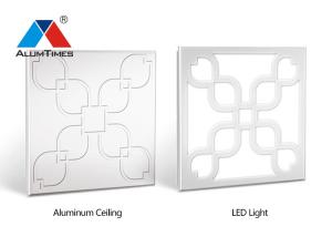 Wholesale Moisture Proof Clip In Ceiling , Aluminum Ceiling Panel Fireproof from china suppliers