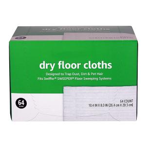 Wholesale 64 Count Home Dry Floor Cloths Disposable Dust Cleaning Cloth 10.4 X 8.0 Inches from china suppliers