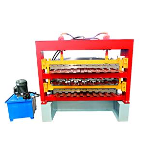 Wholesale Metal Roofing Sheet Corrugating Iron Sheet Roll Forming Making Machine Cold Galvanizing Line from china suppliers