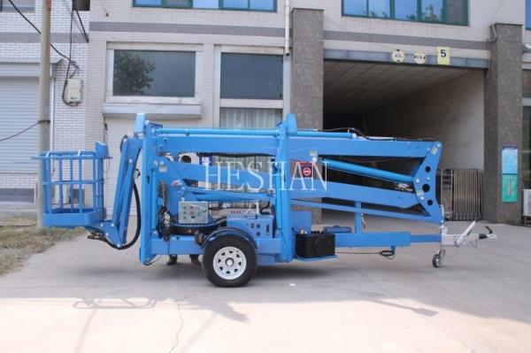 Towable Spider Self Propelled Telescopic Boom Lifts Diesel Electric Cherry