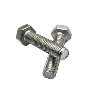 Wholesale DIN933 DIN931 Cross Head Hexagon Bolt 904L Plain Hex Head Bolts And Nuts For Industry from china suppliers