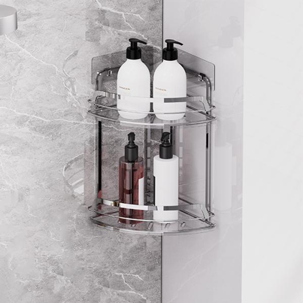 Bathroom Organizer Iron Wire Rack with Sustainable Design and Wall Mounted