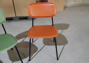 Wholesale Gold Plating Leg PU Dining Chairs saddle Dining Table Set Upholstered Chairs from china suppliers