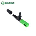 H01 SC APC Fiber Quick Connector 55mm 60mm For Field Assembly