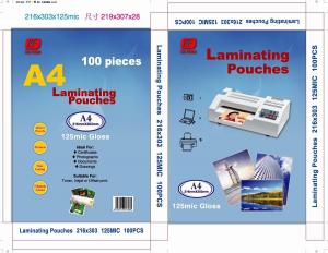 Wholesale A4 A3 letter 75MIC 80MIC 125MIC hot thermal lamination film laminating film pouch lamination film supplier from China from china suppliers