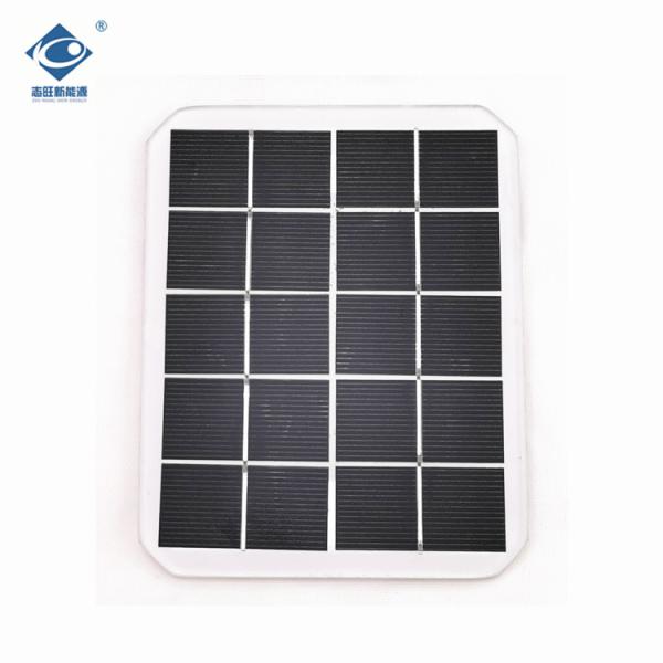 5V 1.5W high quality new standard solar panel ZW-2.5W-5V Mini Glass Laminated