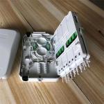 16 Cores White IP55 Fiber Optic Wall Mounted Fibre Termination Box For FTTX
