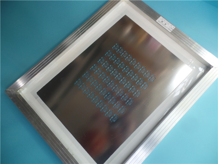 Laser Cut PCB SMT Stencil 0.15mm Stainless Steel Foil with aluminum frame