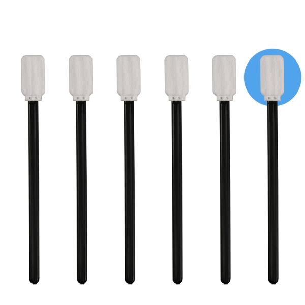 Lint Free Double Layers Rectangular Polyester Swab For Keyboard Cleaning