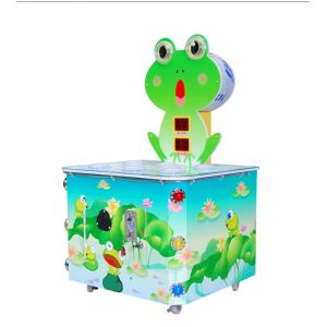 Coin Op Frog Hit Hammer Game Machine 1 Players For Indoor Playing Ground