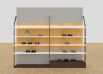 Leisure Shoe Store Display Shelves / Footwear Display Stands With KD Version