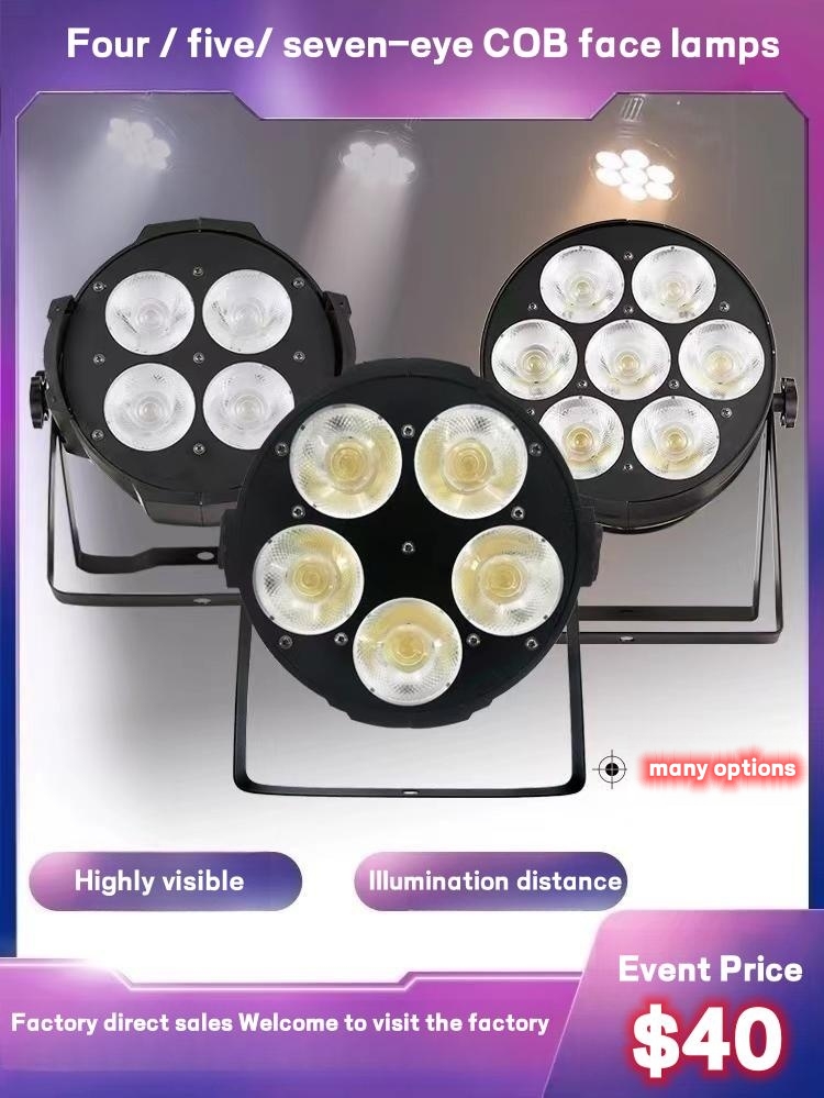 Stage COB Par Light 4 Big Eye 200w LED Blinder Face Light With DMX512
