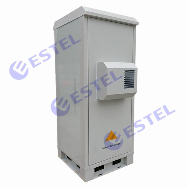 Sandwich Structure Steel Outdoor Communication Cabinets With DC Air Conditioner