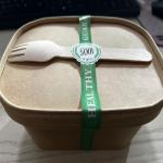 17 Cm Disposable Rectangle Takeaway Box Kraft Paper Box Food Container