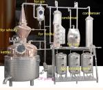 1000L Alcohol Reflux Distillation Equipment for Vodka Gin Rum Whisky in Food