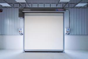 Wholesale 1.5mm PVC Window Galvanized Steel Frame Industrial High Speed Door For Workshop from china suppliers