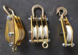 Wholesale Aluminium Alloy Block And Tackle Pulley 20KN for Power Construction from china suppliers