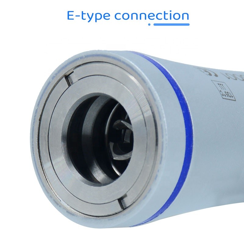 Contra Angle Metal Dental Slow Speed Handpiece Blue Color E Type Connection