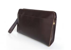 Crazy Horse Vintage Leather Clutch Wallet Briefcase bag