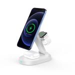 Portable 4 In 1 15W Wireless Charger Station Magnetic Induction
