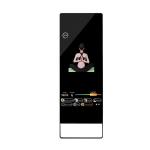 Multi Touch Digital Fitness Mirror , Floor Standing Interactive Workout Mirror