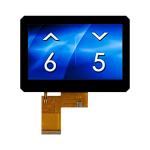 TN Type 4.3 Inch TFT LCD Module 200nits 45/30/45/45 Viewing Angle