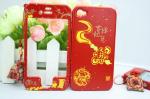 New Year New Year iphone4 4s shell after shell + pendant phone