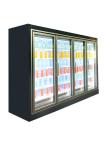 Upright Multideck Display Chiller Glass Door Refrigeratant Equipment