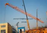 D5030 12T 50m Boom Luffing Tower Crane 3m Mast 50m HUH Height