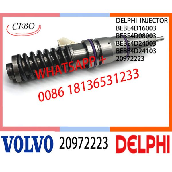 Fuel engine Diesel Injector 20972223 BEBE4D16003 BEBE4D08003 BEBE4D24003 20584347 E3.18 for VOL MD13 EURO 4 LOW POWER