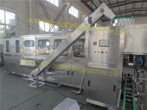5 Gallon Water Bottle Filling Machine , 3 In 1 SUS304 Drinking Water Filling