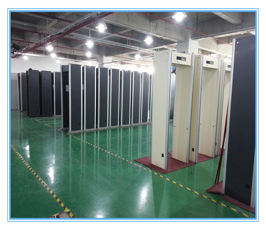 24 Zone Security Walk Through Metal Detector Gate Sound And Light Alarm