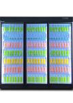 High Transparency Glass Door Top Flat Commercial Drink Coolers For Shop