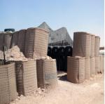 Sand Color Welded Mesh Military Hesco Barrier Wall 24 Inches