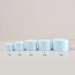PP Double Wall Round Jar for Face Cream Sample 3g5g10g15g30g Black White Blue